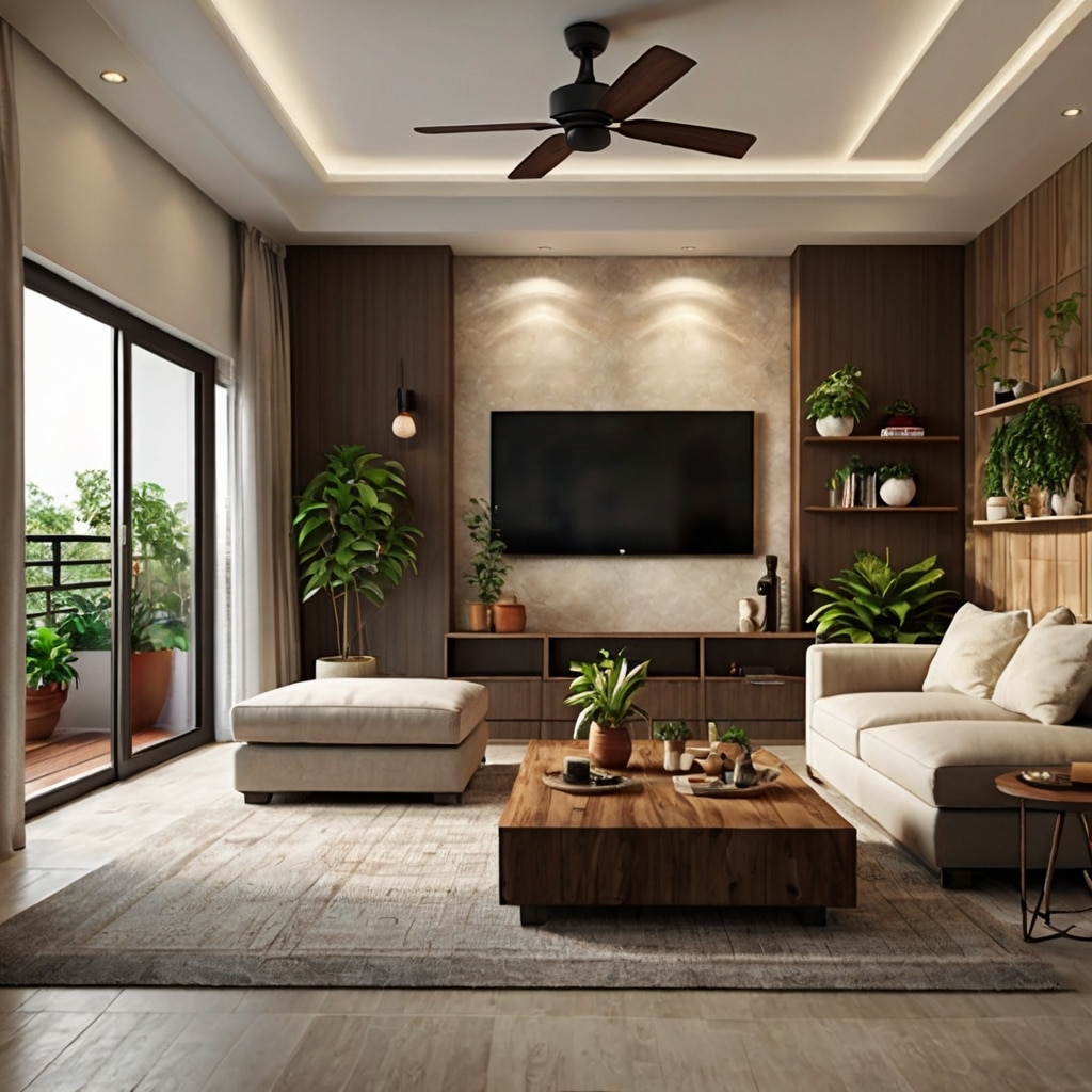 3BHK flat interior design ideas