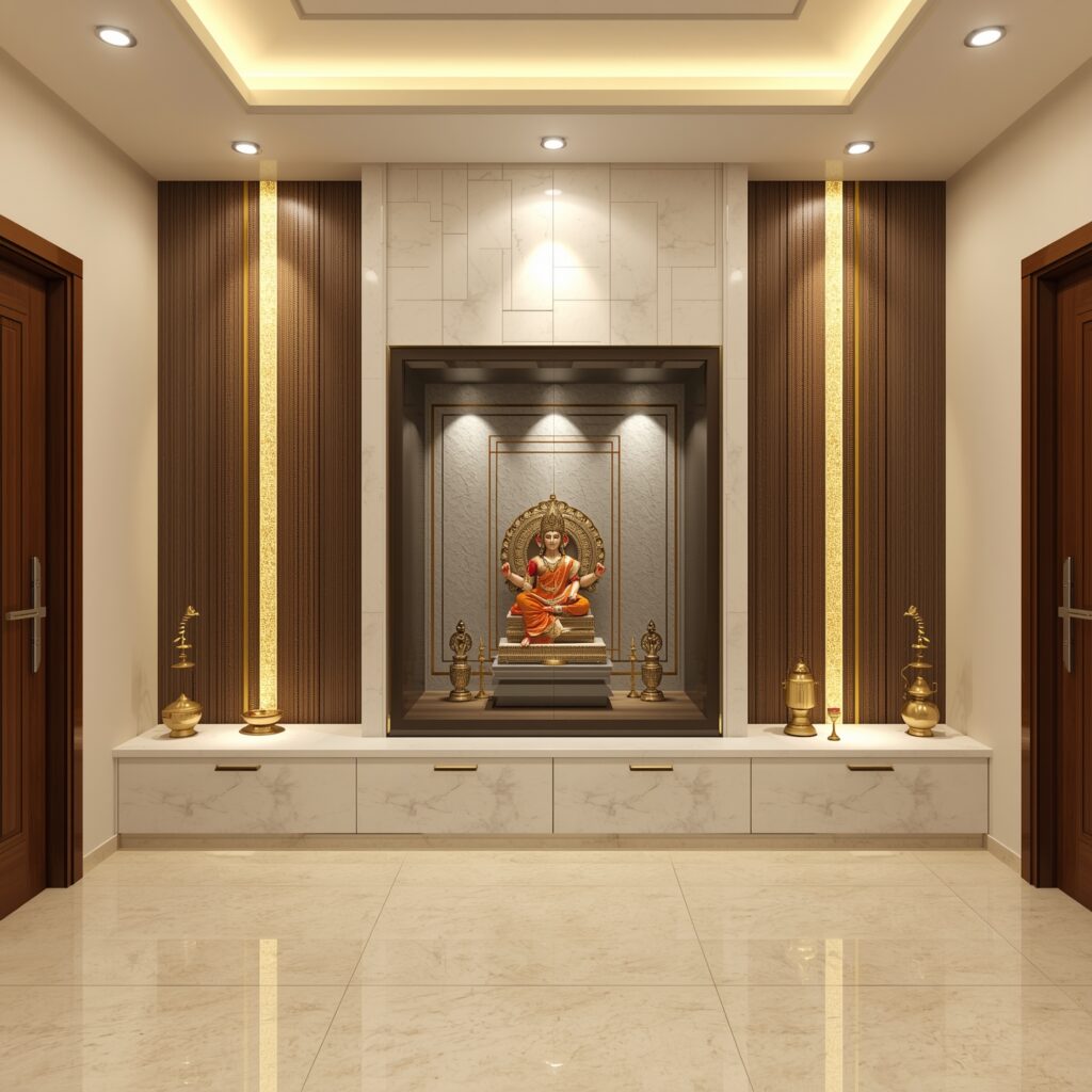 Best Interior Design Pooja Room, Pooja Room Design, Best Company In Varanasi