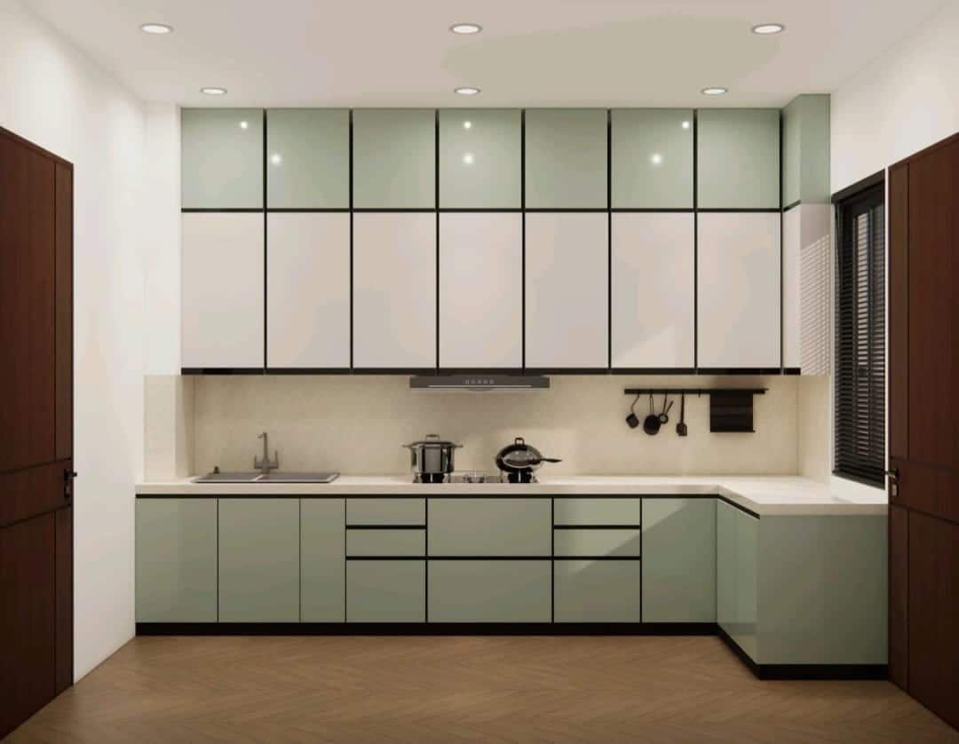 Completed modern modular kitchen